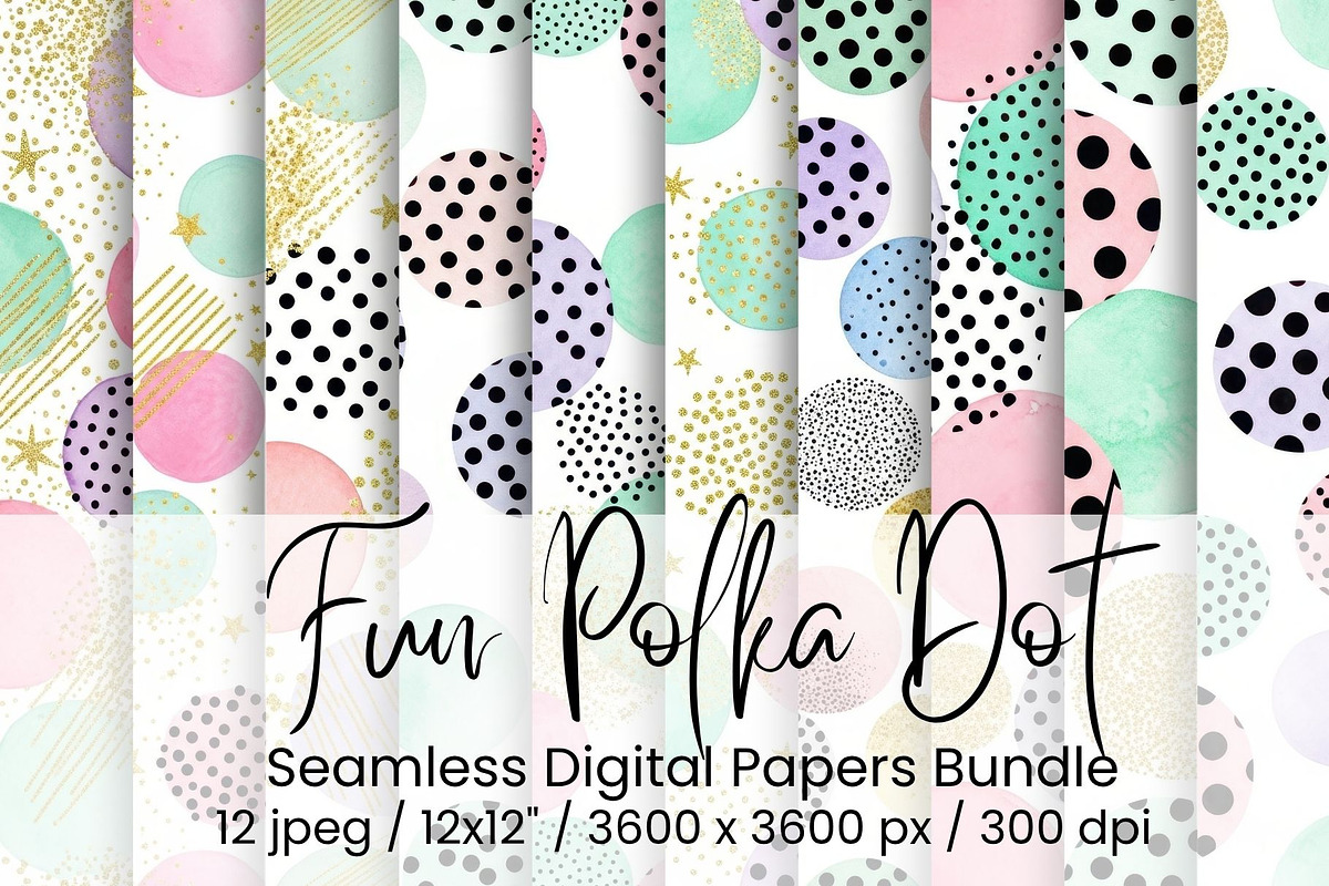 Fun Polka Dot, an Illustration by Mashimara (Photo 1 of 4)