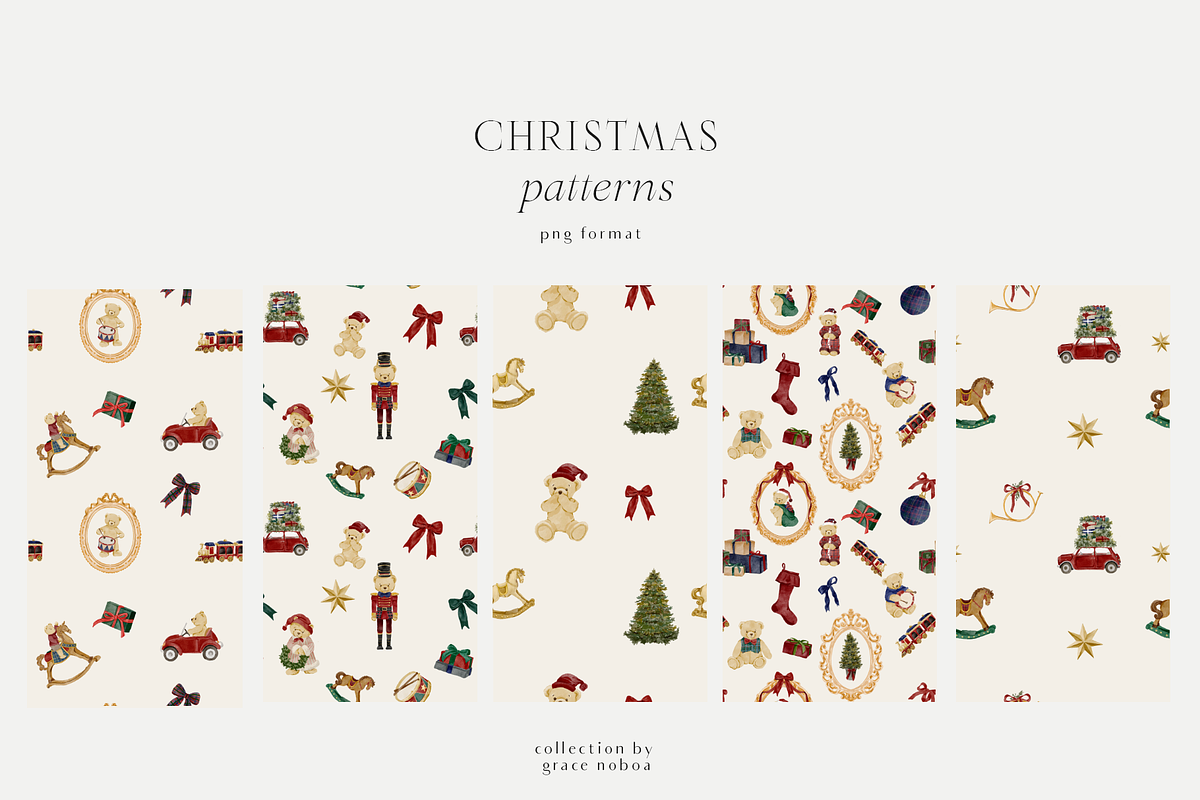 Christmas holiday graphics bows, an Object Graphic by Grace Noboa Illustrations (Photo 14 of 15)