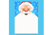 Christmas invite template with Santa, an Illustration by Vector Tradition (Thumbnail 3 of 3)