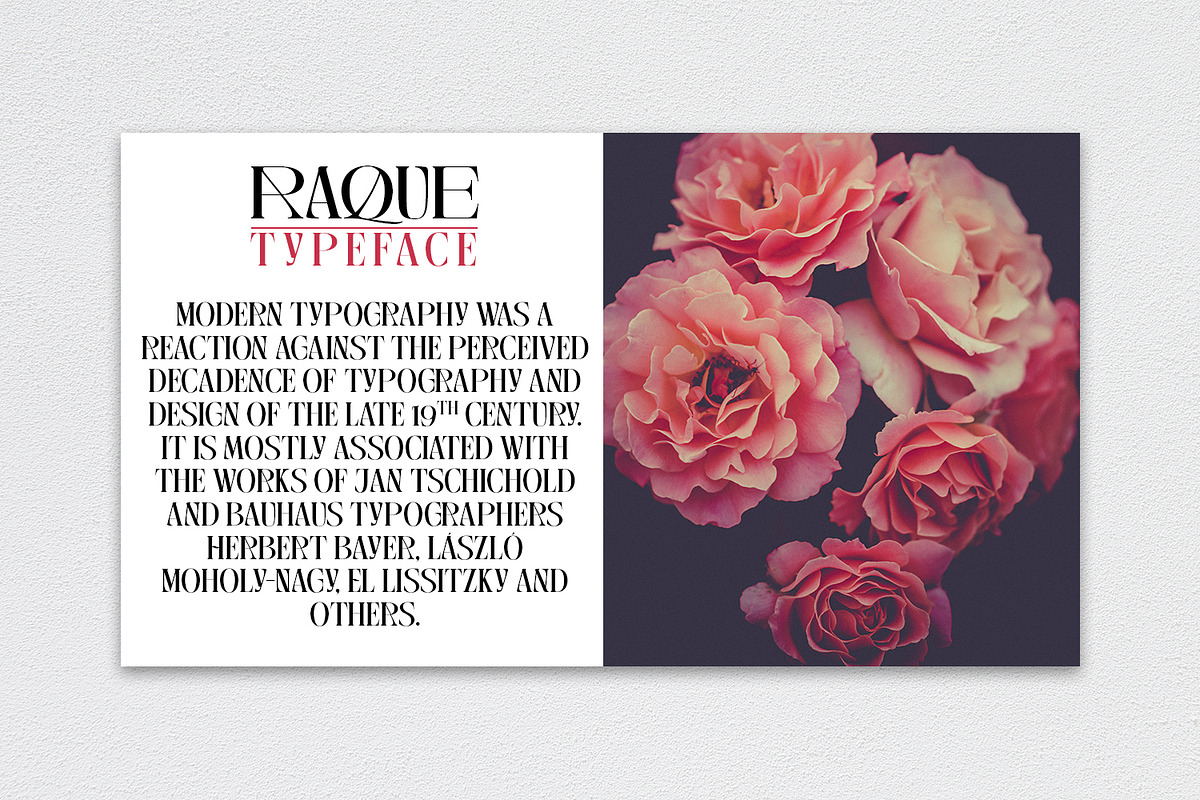 Raque - Modern Serif, a Serif Font by madeDeduk (Photo 4 of 15)