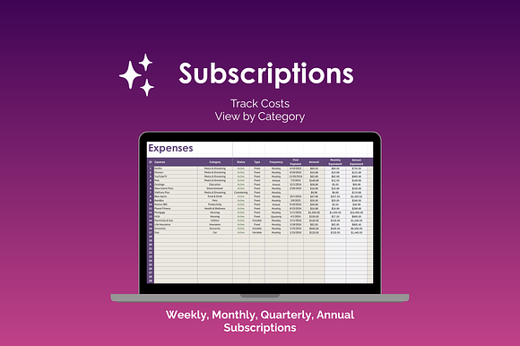 Subscription Tracker preview 5