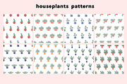 Houseplants Clipart & Patterns, a Graphic by IRSYART (Thumbnail 6 of 8)