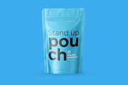 Stand Up Pouch Mockup Front view, a Cups & Container Mockup by easymock (Thumbnail 6 of 12)