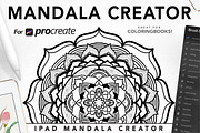 Procreate Mandala Creator Kit, a Plug-in Add-On by Drifter Studio (Thumbnail 1 of 6)