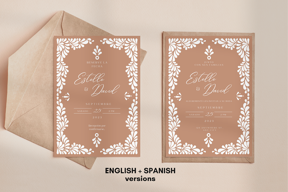 Talavera Wedding Invitations, a Templates & Theme by Akbaly (Photo 8 of 12)