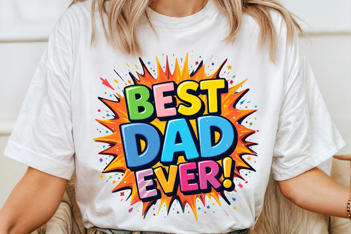 Happy Father’s Day in Pop Art Style, an Illustration by SinaCreation (Photo 2 of 7)