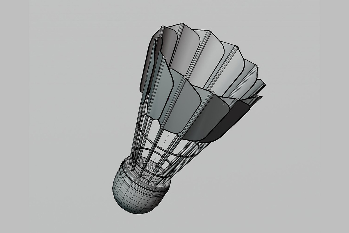 Badminton Shuttlecock, an Object 3D Model by fahad121 (Photo 5 of 7)