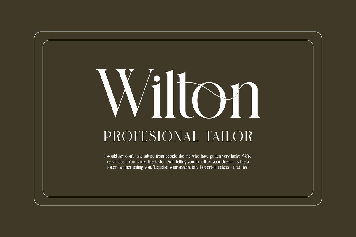 Dinamic Elegant Serif Typeface, a Serif Font by Alfinart (Photo 7 of 8)