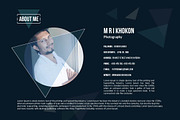 Professional CV PowerPoint Templates, a Presentation Template by MRI STUDIO (Thumbnail 4 of 13)