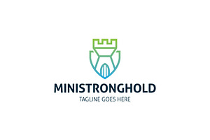 Mini Stronghold - Shield Logo, a Branding & Logo Template by ashenterprise