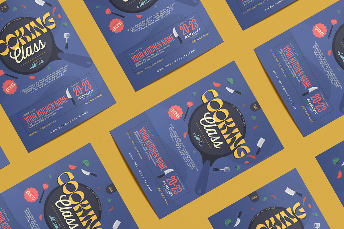Cooking Class Flyer, a Flyer Template by FathurFateh (Photo 5 of 6)