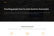 Simple Landing Page, a HTML Template by Sajida Salim (Thumbnail 1 of 3)