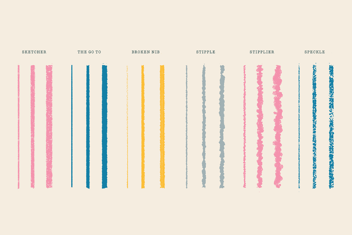 Liner Procreate Brush Set, a Brush Add-On by Idle Letters (Photo 2 of 6)
