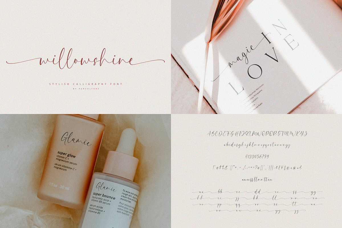 Calligraphy Font Bundle Voll II, a Script Font by Pen Culture (Photo 7 of 10)