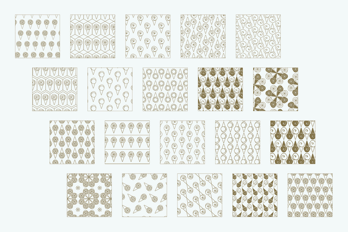 Luxury Ice Cream Kit, a Branding & Logo Template by volume 1 visual design (Photo 16 of 20)