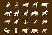 Wild West Animals Icons, a Solid Icon by Buqancreative (Thumbnail 2 of 3)