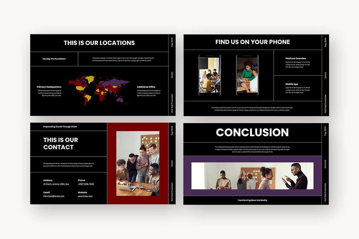 Famos : Pitch Deck Powerpoint, a Presentation Template by Punkl Camp (Photo 16 of 16)