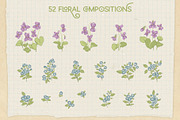 Vintage Spring Floral Patterns, a Pattern Graphic by PATTERNS etc. (Thumbnail 15 of 19)