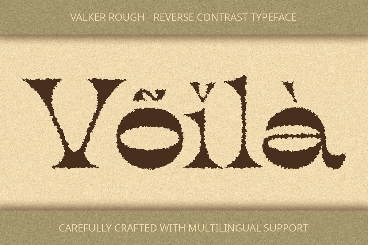 Valker Rough, a Serif Font by Craft Supply Co. (Photo 6 of 8)