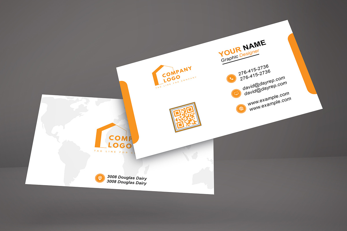 Customizable PSD Business Cards preview 3