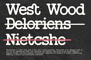 Feedbacker Typewriter, a Serif Font by Viswell (Thumbnail 6 of 10)