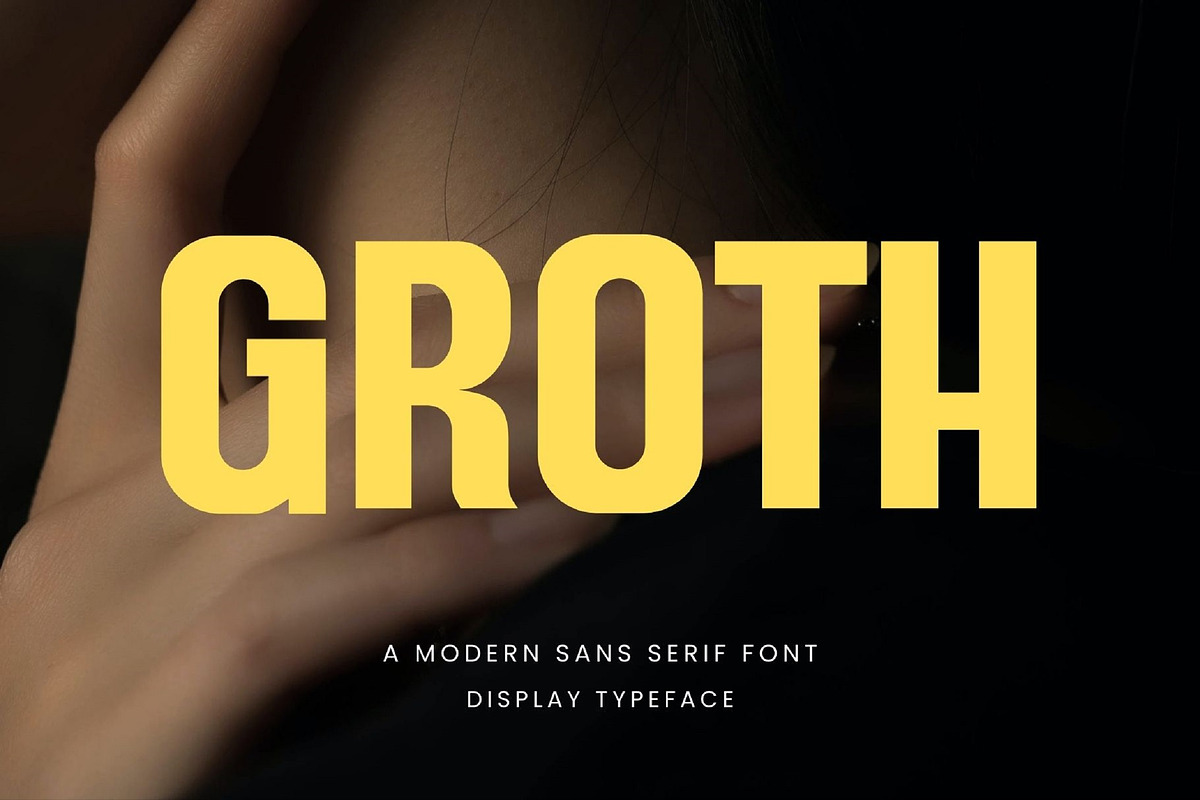 Groth Modern Sans Serif Font, a Sans Serif Font by Perfectype (Photo 1 of 9)