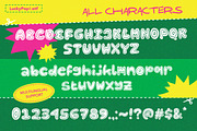 Lucky Pop! Display Font, a Handwritten Font by Sloulyfe (Thumbnail 5 of 9)