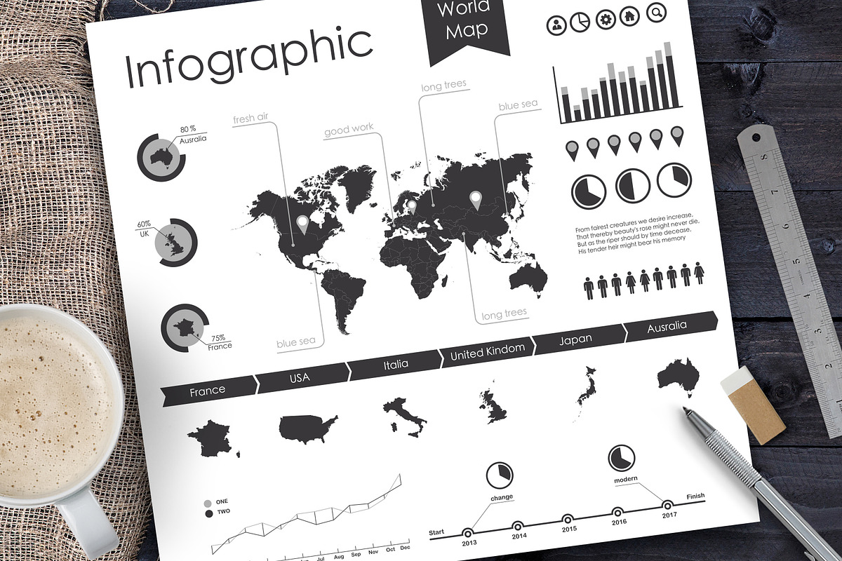 Infographic, a Presentation Template by DOBROGRAPH (Photo 1 of 4)