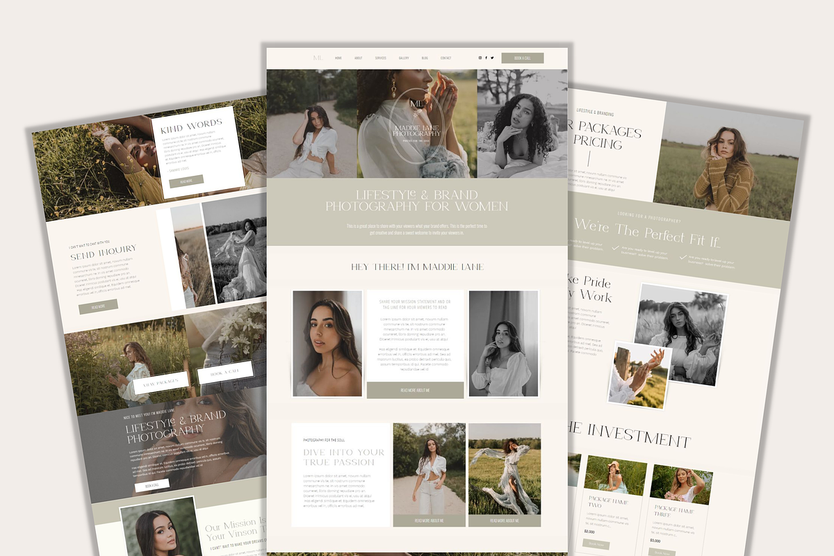Wix Website Theme | Maddie Lane, a Wix Template by Turia Avenue (Photo 2 of 5)