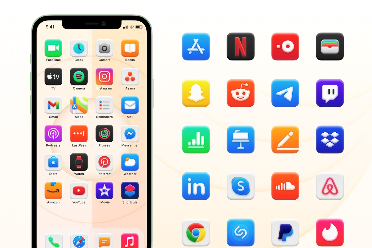 Fluffle iOS Icons, an Icon by KushJain (Photo 3 of 4)