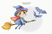 Watercolor Witchcraft Clipart, an Education Illustration by OllyKo Art (Thumbnail 5 of 8)