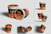 Cardboard Cup Mockup, a Packaging Mockup by zippypixelstudio (Thumbnail 1 of 14)