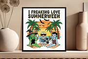 I Freaking Love Summerween PNG, an Illustration by DreamCafeArt (Thumbnail 6 of 7)