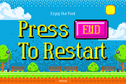 Pixerif - 8 Bit Gaming Font, a Font by Artisan Themes (Thumbnail 12 of 12)