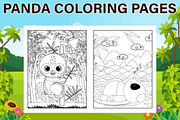 Cute Panda Coloring Pages for KDP, an Animal Illustration by Akrinity Digital (Thumbnail 2 of 3)