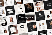 Nurse Injector Instagram templates, a Social Media Template by LiliesandBerries (Thumbnail 2 of 22)