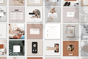 130 Aesthetic Instagram Templates