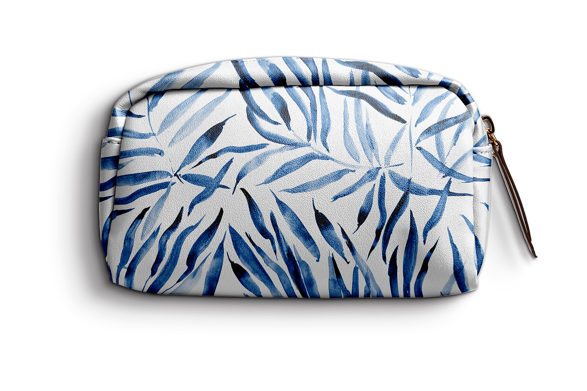 Palm leaves seamless pattern, a Pattern Graphic by Katerina Tova (Photo 9 of 13)