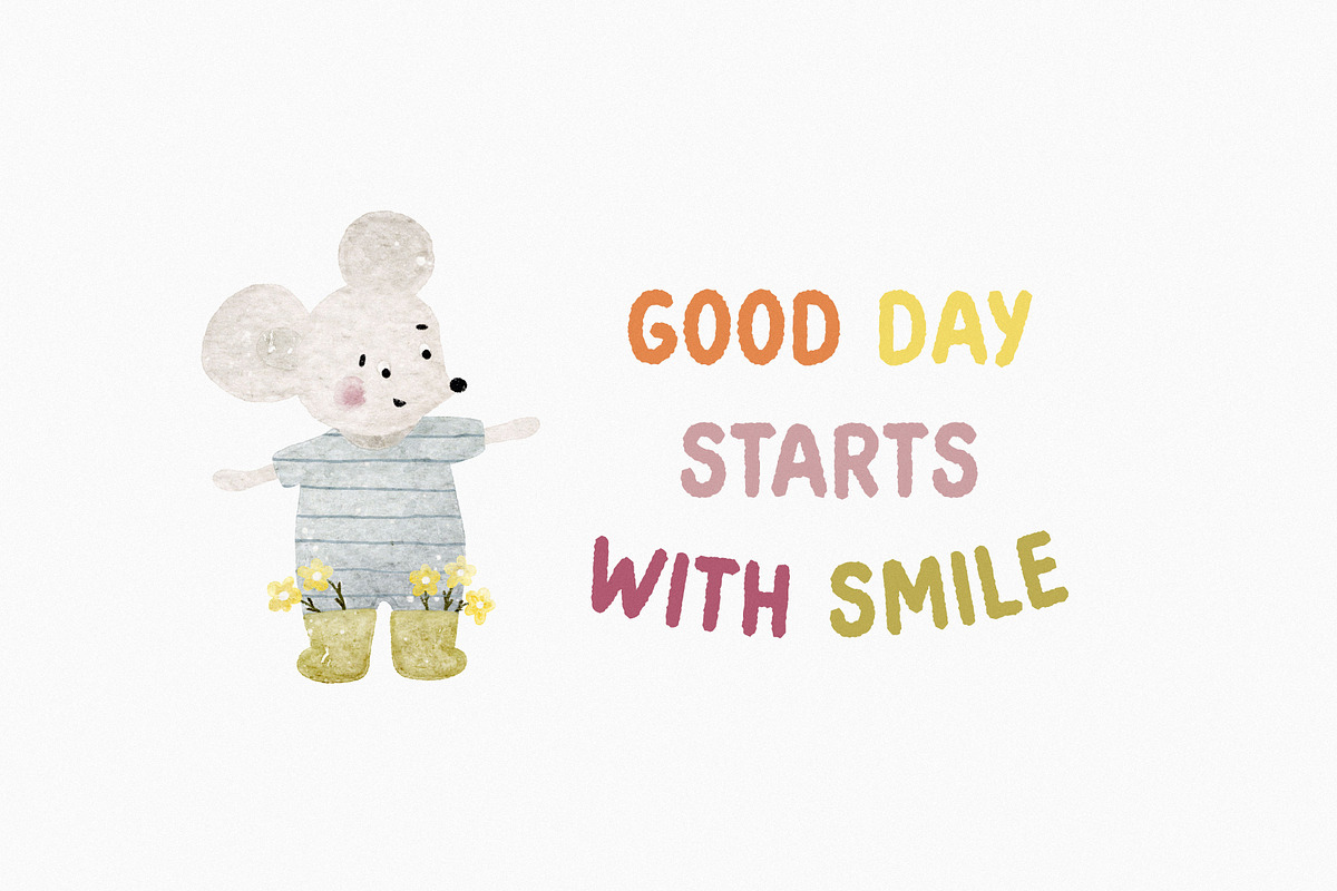 Sunny day | Playful font, a Handwritten Font by JuliaVolkova (Photo 2 of 8)