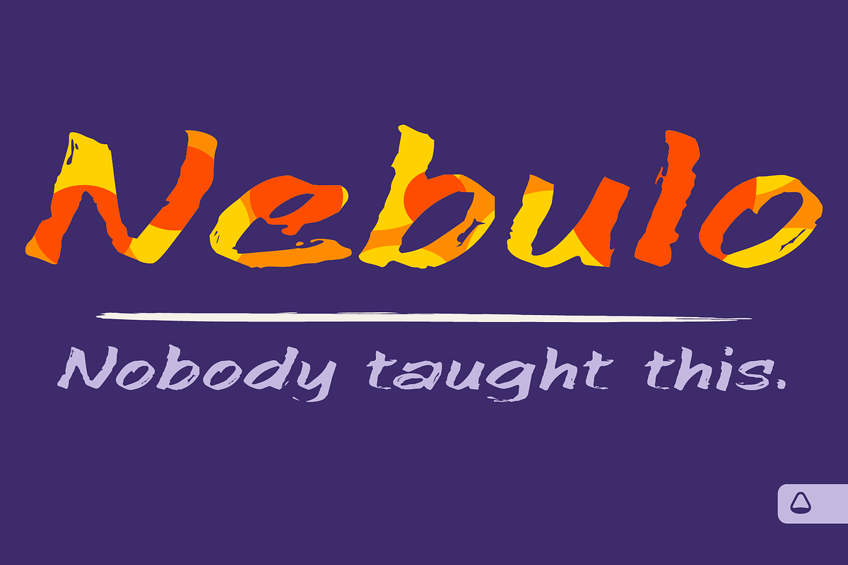 Nebulo, a Script Font by Fontanatype (Photo 1 of 4)