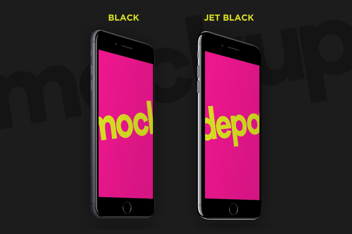 4K Black iPhone 7 PlusMockup, a Device Mockup by mockupdepot (Photo 1 of 5)