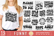 Funny Sarcasm SVG Bundle, an Object Graphic by FiveStarCrafting (Thumbnail 2 of 17)