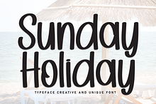 Sunday Holiday | Script Font