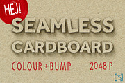 SEAMLESS CARDBOARD, a Layer Style Add-On by HEJBRUSH.COM (Thumbnail 1 of 2)