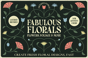Affinity Flower & Foliage Brushes, a Brush Add-On by The Artifex Forge