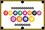 Billiard Ball - Bubble Font Types, a Font by KiddoGlyphs Studio (Thumbnail 1 of 3)
