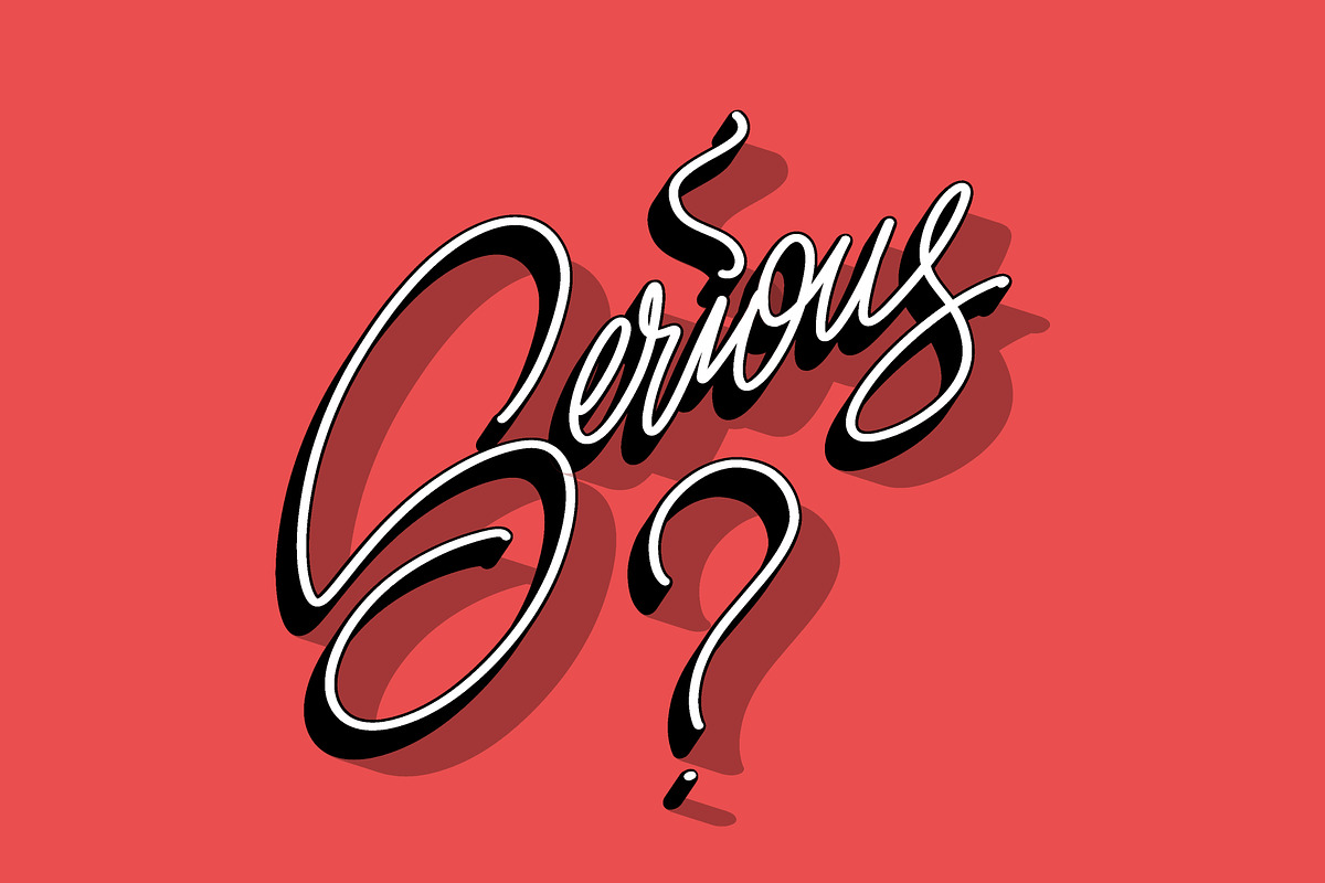 3D Lettering & Outline brush pack, a Brush Add-On by Bakeroner (Photo 9 of 9)