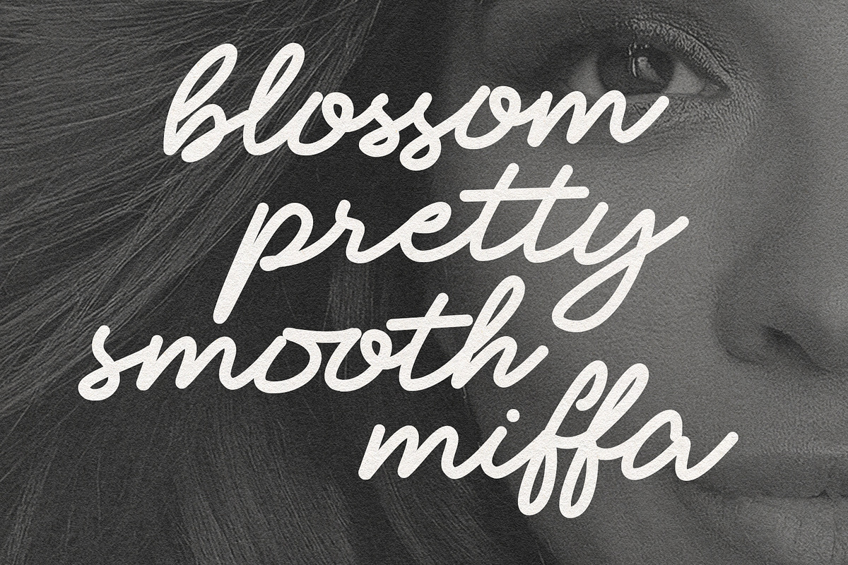 Mudelhos Calligraphy Script Font, a Script Font by Maulana Creative (Photo 2 of 7)