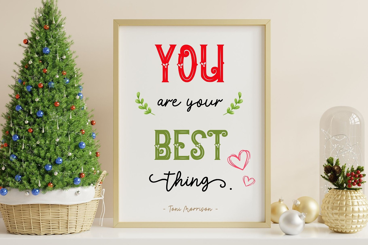 Christmas Festivals - Font Duo, a Script Font by AnningArts (Photo 3 of 10)