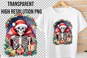 Funny Christmas Skeleton, an Illustration by Wow Magic (Thumbnail 3 of 5)